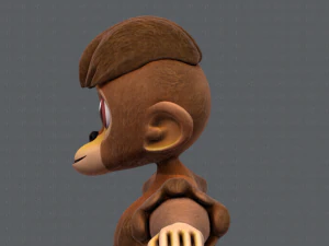scimmia v01 Modello 3D
