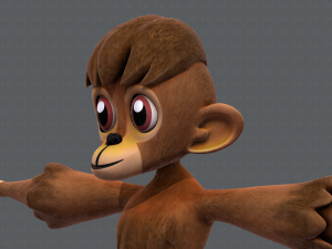 monkey v01 3D Модель