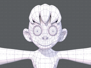 monkey v01 3D Модель