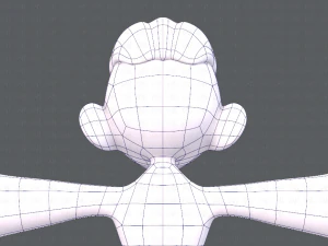 scimmia v01 Modello 3D