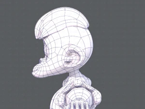 scimmia v01 Modello 3D