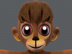 monkey v01 3D Модель