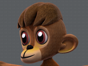monkey v01 3D Модель