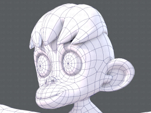 monkey v01 3D Модель