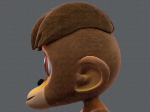 scimmia v01 Modello 3D