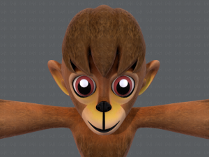 monkey v01 3D Модель