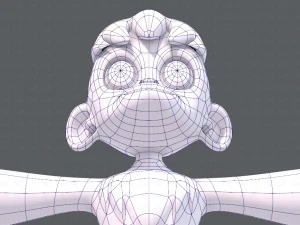 scimmia v01 Modello 3D