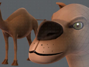 낙타 v01 3D 모델