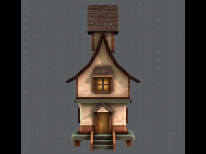 house cartoon v06 3D Модель