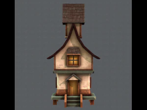 house cartoon v06 3D Model