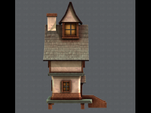 house cartoon v06 3D Модель