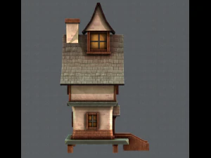 house cartoon v06 3D Model