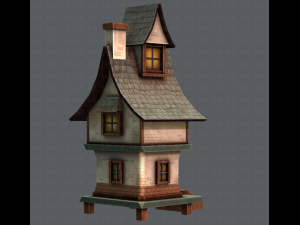 house cartoon v06 3D Модель