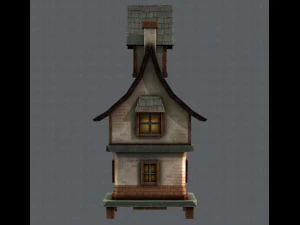 house cartoon v06 3D Model