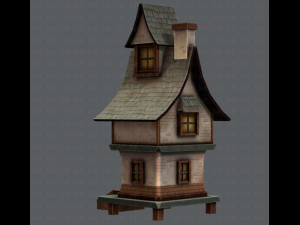 house cartoon v06 3D Модель