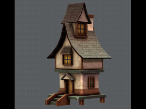 house cartoon v06 3D Модель