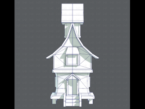 house cartoon v06 3D Модель