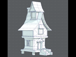 house cartoon v06 3D Модель