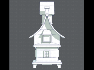 house cartoon v06 3D Модель