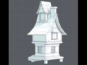 house cartoon v06 3D Модель