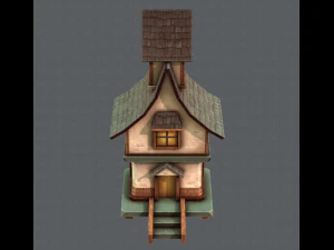 house cartoon v06 3D Model