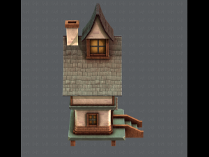 house cartoon v06 3D Модель