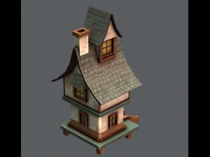 house cartoon v06 3D Model