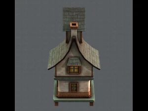house cartoon v06 3D Model