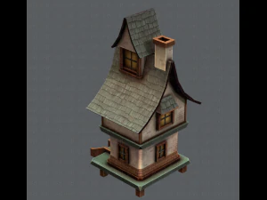 house cartoon v06 3D Model
