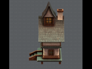 house cartoon v06 3D Модель