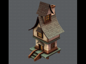 house cartoon v06 3D Модель