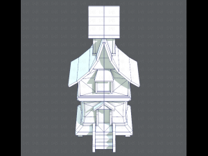 house cartoon v06 3D Модель