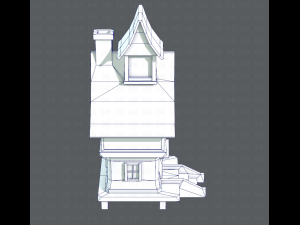 house cartoon v06 3D Модель