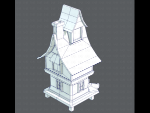 house cartoon v06 3D Модель