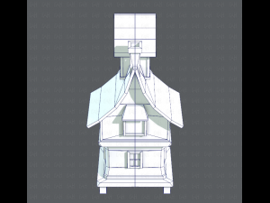 house cartoon v06 3D Модель