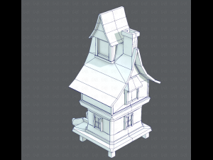 house cartoon v06 3D Модель