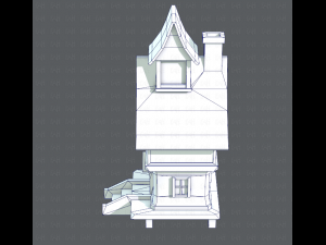 house cartoon v06 3D Модель