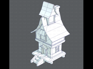house cartoon v06 3D Модель