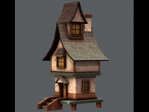 house cartoon v06 3D Модель
