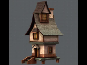 house cartoon v06 3D Model