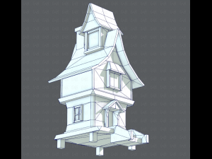 house cartoon v06 3D Модель