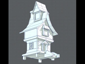 house cartoon v06 3D Model