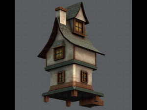 house cartoon v06 3D Модель