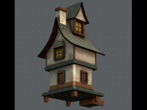house cartoon v06 3D Model