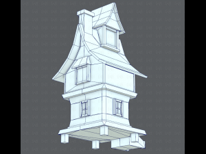 house cartoon v06 3D Модель