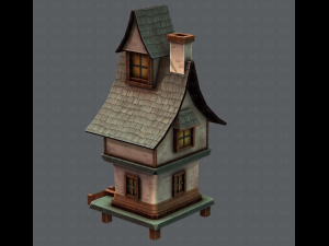 house cartoon v06 3D Модель