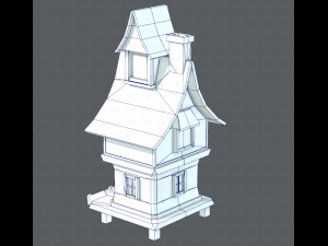 house cartoon v06 3D Модель