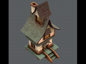 house cartoon v06 3D Модель