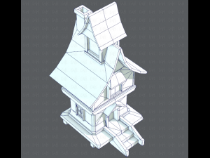 house cartoon v06 3D Модель