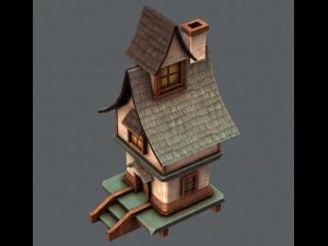 house cartoon v06 3D Model